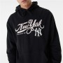 Sudadera con Capucha Unisex New Era MLB Retro Graphic New York Yankees Negro
