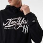 Sudadera con Capucha Unisex New Era MLB Retro Graphic New York Yankees Negro