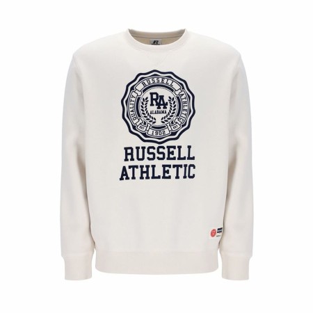 Sweat sans capuche homme Russell Athletic Ath Rose Blanc