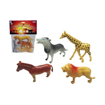 Figurines d'animaux 20,5 x 28 x 3 cm Jungle 4 Pièces