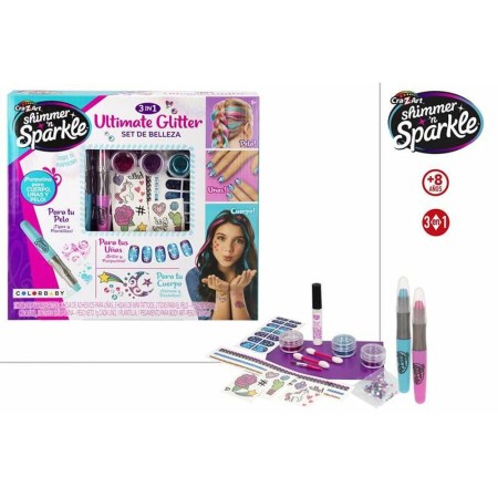 Kit de maquillage pour enfant Ultimate Glitter 16 Pièces