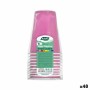Set de vasos reutilizables Algon Rosa 48 Unidades 450 ml (10 Piezas)