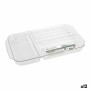 Bandeja Confortime Poliestireno 30 x 17,7 x 2,6 cm (12 Unidades) (30 x 17 x 2,6 cm)