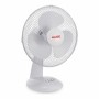 Ventilateur de Bureau Basic Home Blanc 35 W 30 cm (2 Unités)