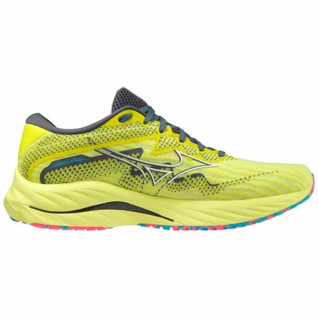 Chaussures de Running pour Adultes Mizuno Wave Rider 27 Jaune Homme