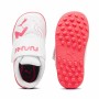 Botas de Fútbol para Niños Puma Future Play TT V Blanco Fucsia