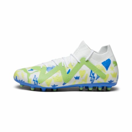 Chaussures de Football pour Adultes Puma Future Match N MG Blanc