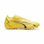 Botas de Fútbol para Adultos Puma Ultra Match MG Amarillo