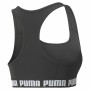 Soutien-gorge de Sport Puma Mid Impact Puma Stro Noir