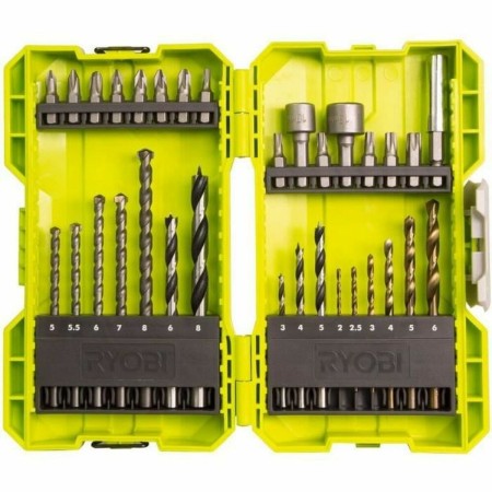Set de brocas y puntas Ryobi RAK32DDMIX 32 Piezas Hex PZ pH