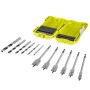 Ensemble de forets Ryobi Bois 12 Pièces