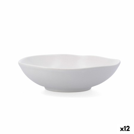 Plato Hondo Bidasoa Cosmos Blanco Cerámica Ø 22 cm (12 Unidades)