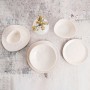 Assiette creuse Bidasoa Cosmos Blanc Céramique Ø 22 cm (12 Unités)