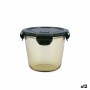 Boîte à lunch hermétique Bidasoa Infinity Ronde 700 ml Jaune verre (12 Unités)