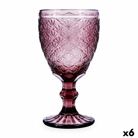 Verre Bidasoa Rose Moon Rose verre 350 ml (6 Unités)