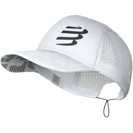 Casquette de Sport Compressport Racing Trucker Blanc Taille unique