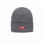 Gorro Deportivo Levi's Batwing Embroidered Beanie Gris oscuro