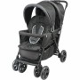 Poussette pour bébé Bambisol Jumeler Noir/Gris