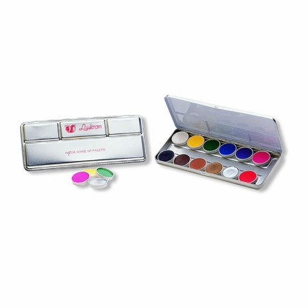 Palette de maquillage Laukrom Multicouleur 12 Pièces Carnaval