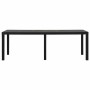 Mesa de Comedor IPAE Progarden Indo ind012an Extensible Antracita 220 x 90 x 72 cm