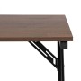 Bureau Bois MDF Naturel 120 x 60 x 75 cm