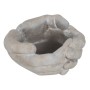 Cache-pot Gris Ciment Main 24 x 22 x 12 cm