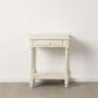 Table de Nuit Blanc Bois d'épicéa DMF 60 x 49 x 75 cm