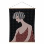 Décoration murale Tapisserie Femme Chanvre Bois d'épicéa Tissu 125 x 1,7 x 160 cm