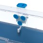 Fontaine à boire Ferplast Sippy 4672 Bleu Transparent Acier inoxydable Plastique Plastique/Acier inoxydable 100 ml