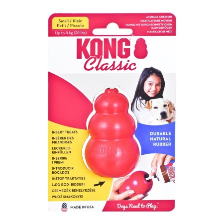 Jouet pour chien Kong Classic Rouge Caoutchouc