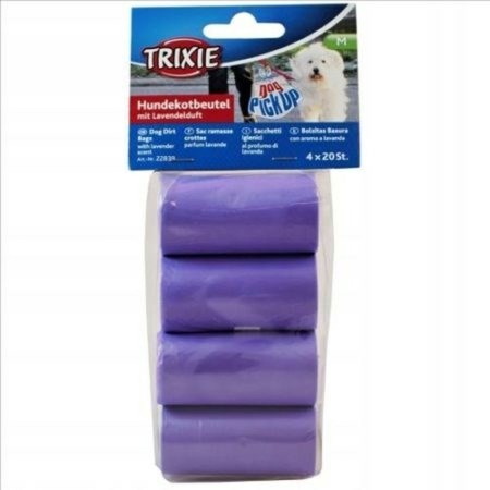 Bolsa de residuos Trixie 22839 Morado Púrpura Plástico (80 Piezas)