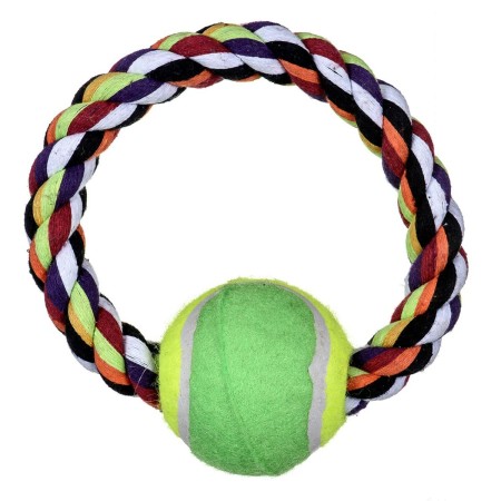 Juguete para perros Trixie Tenis Multicolor Poliéster Algodón