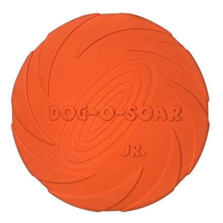 Frisbee Trixie  Azul Naranja Goma Caucho