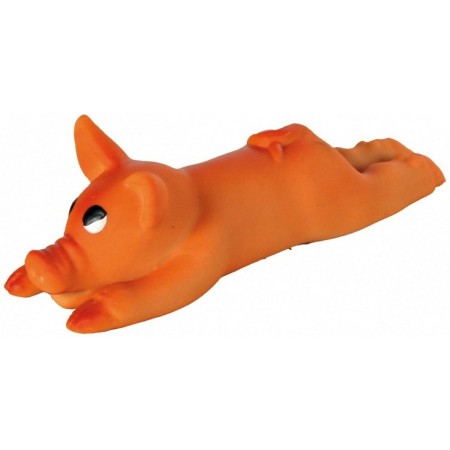 Jouet pour chien Trixie Latex Cochon Multicouleur Orange Intérieur/Extérieur (1 Pièce)