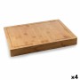 Tabla de cortar Quttin Bambú 45 x 35 x 1,2 cm (4 Unidades)