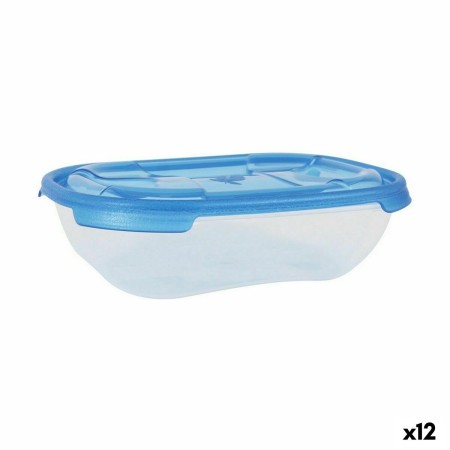 Ensemble de Boîtes à Lunch Tontarelli Nuvola 500 ml Bleu Rectangulaire 4 Pièces (12 Unités)