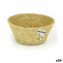 Cesta Multiusos Privilege Hierba marina Redondo 18 x 8 cm (24 Unidades)