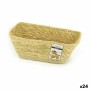 Cesta Multiusos Privilege Hierba marina Rectangular 14 x 9 x 7,5 cm (24 Unidades)