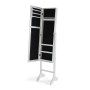 Miroir mural Versa Blanc Miroir Bois MDF Minimaliste 33,5 x 153 x 35,2 cm