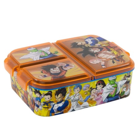 Boîte à lunch avec compartiment à couverts Stor Dragon Ball (6,7 x 16,5 x 19,5 cm)