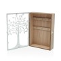 Armario de llaves Versa Árbol Metal Madera MDF 6,5 x 26 x 18 cm