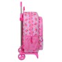 Mochila Escolar con Ruedas Trolls Rosa 33 x 42 x 14 cm