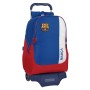 Mochila Escolar con Ruedas F.C. Barcelona Azul Granate 32 x 44 x 16 cm