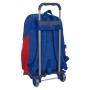 Mochila Escolar con Ruedas F.C. Barcelona Azul Granate 32 x 44 x 16 cm