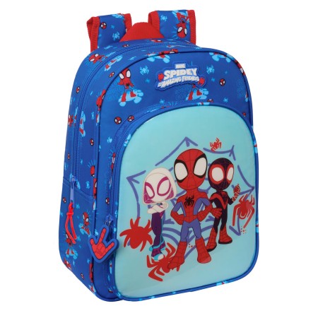 Cartable Spider-Man Bleu 26 x 34 x 11 cm