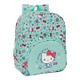 Mochila Escolar Hello Kitty Sea lovers Turquesa 26 x 34 x 11 cm