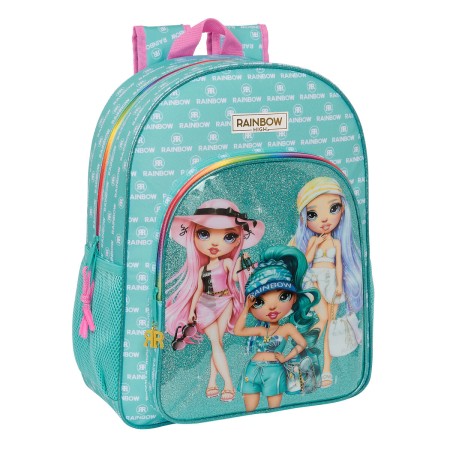 Cartable Rainbow High Paradise Turquoise 33 x 42 x 14 cm