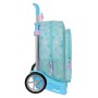 Mochila Escolar con Ruedas Frozen Hello spring Azul 33 x 42 x 14 cm