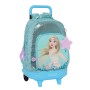 Mochila Escolar con Ruedas Frozen Hello spring Azul 33 X 45 X 22 cm