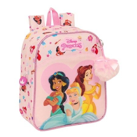 Mochila Infantil Princesses Disney Summer adventures Rosa 22 x 27 x 10 cm